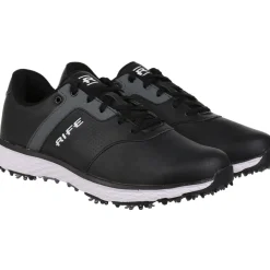 Hot Men's Lightning Waterproof Spiked Golf Shoes Men's Waterproof Golf Shoes|Men's Spiked Golf Shoes