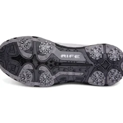 Hot Men's RF-09 Delta Waterproof Spiked Golf Shoes Men's Waterproof Golf Shoes|Men's Spiked Golf Shoes