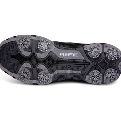 Hot Men's RF-09 Delta Waterproof Spiked Golf Shoes Men's Waterproof Golf Shoes|Men's Spiked Golf Shoes