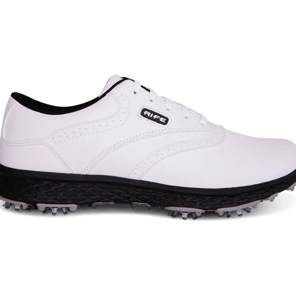 Hot Men's RF-09 Delta Waterproof Spiked Golf Shoes Men's Waterproof Golf Shoes|Men's Spiked Golf Shoes