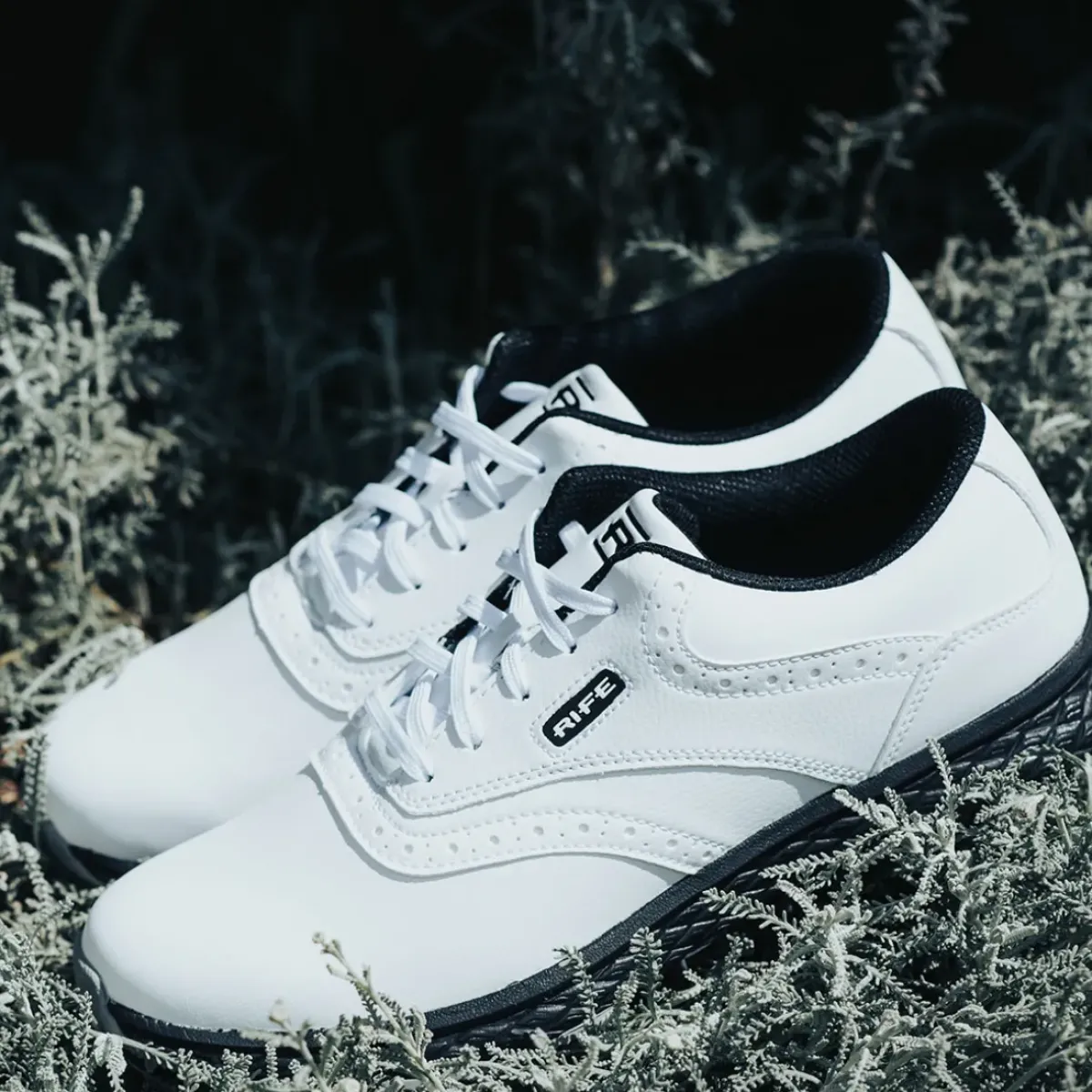 Hot Men's RF-09 Delta Waterproof Spiked Golf Shoes Men's Waterproof Golf Shoes|Men's Spiked Golf Shoes