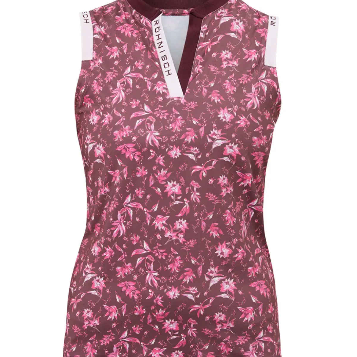 Rohnisch Ladies Abby Sleeveless Golf Polo Shirt Ladies Polo Shirts