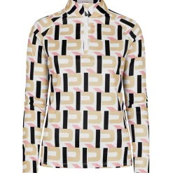 New Rohnisch Ladies Addy Print Long Sleeve Golf Mid Layer Ladies Midlayers|Men's Midlayers