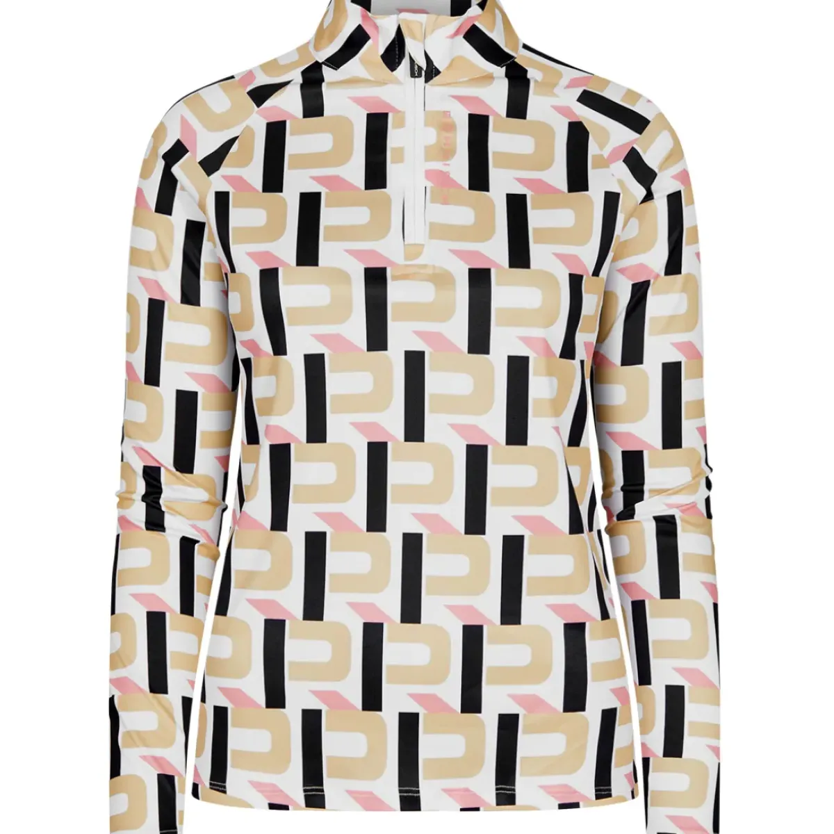 New Rohnisch Ladies Addy Print Long Sleeve Golf Mid Layer Ladies Midlayers|Men's Midlayers