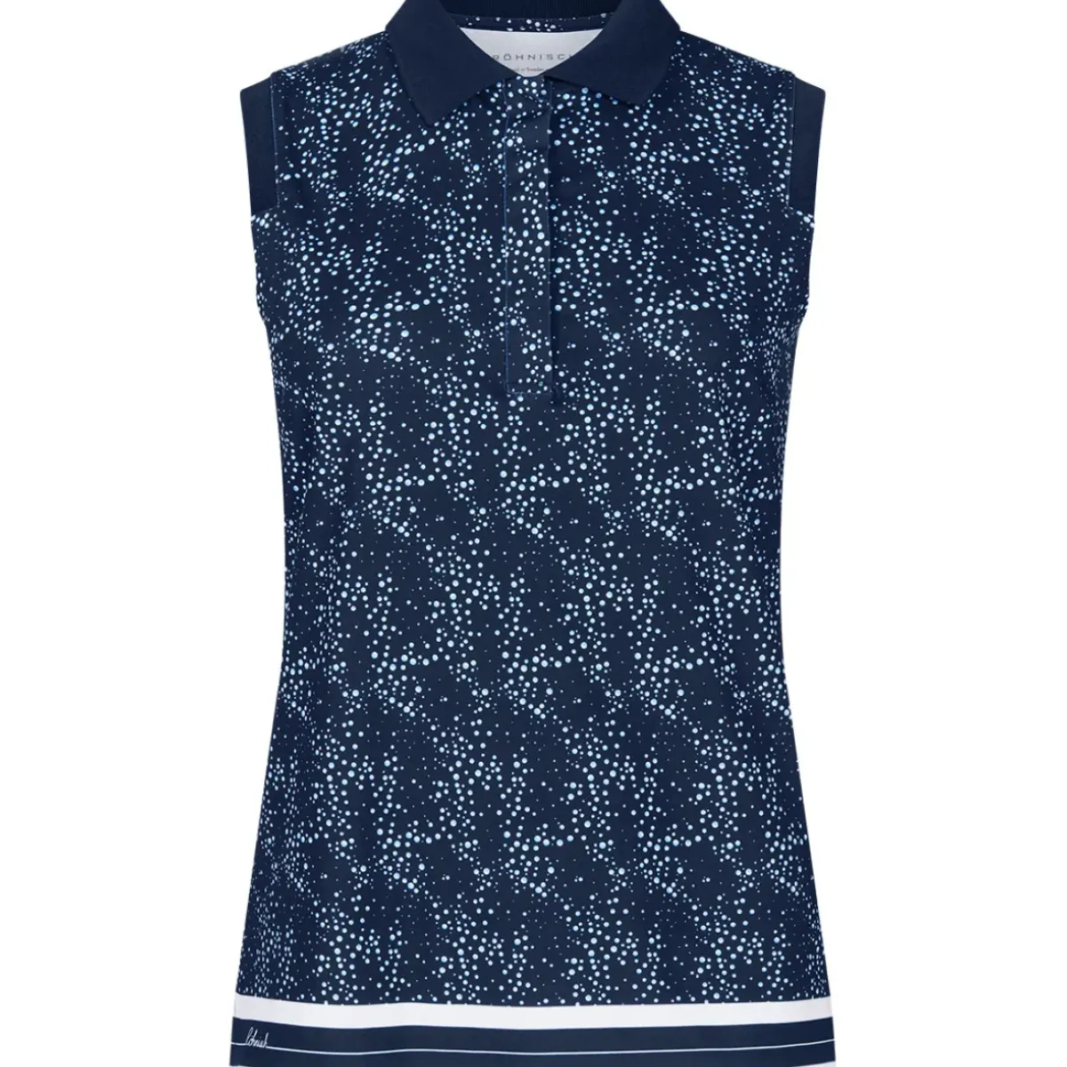 Clearance Rohnisch Ladies Deni Sleeveless Golf Polo Shirt Ladies Polo Shirts