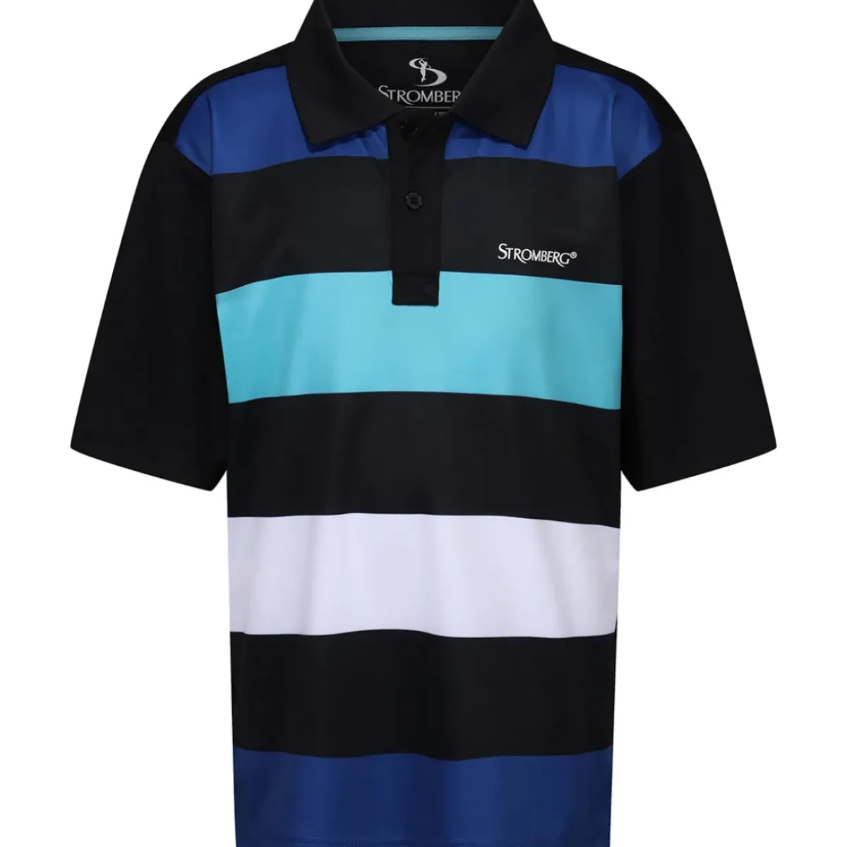 Outlet Junior Beat Stripe Stretch Golf Polo Shirt Junior Polo Shirts