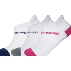 Sale Ladies No Show 3-Pair Pack Golf Socks Socks|Season Ready Collection