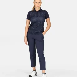 New Ladies Splatter Print Golf Polo Shirt Ladies Polo Shirts|Season Ready Collection