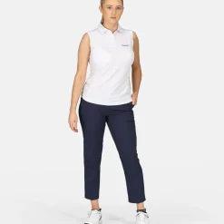 Sale Ladies Splatter Print Sleeveless Golf Polo Shirt Ladies Polo Shirts|Season Ready Collection