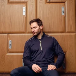 Online Men’s Segura Half Zip Golf Midlayer Men's Sweaters|Men's Midlayers