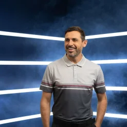 Sale Men's Colour Block Chest Stripe Golf Polo Shirt Men's Polo Shirts|Season Ready Collection