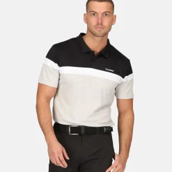 Clearance Men's Eagle Stripe Golf Polo Shirt Men's Polo Shirts|Season Ready Collection