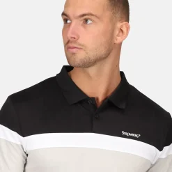 Online Men's Eagle Stripe Golf Polo Shirt Men's Polo Shirts|Season Ready Collection