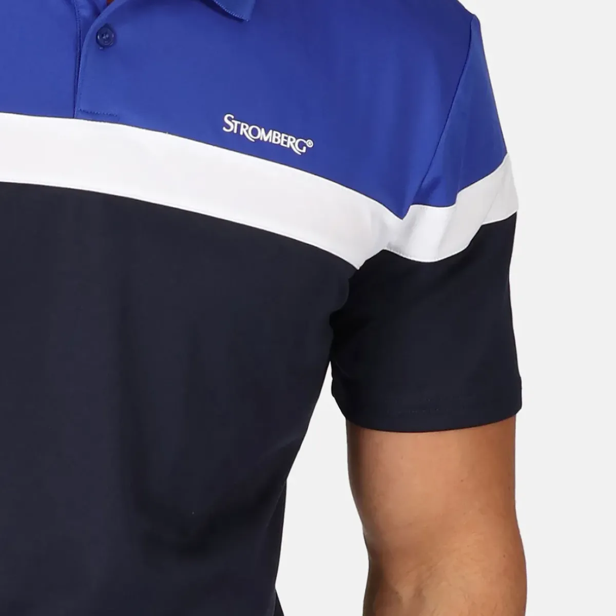 Discount Men's Eagle Stripe Golf Polo Shirt Men's Polo Shirts|Season Ready Collection