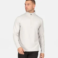 Sale Men's Emboss Half Zip Golf Midlayer Men's Sweaters|Men's Midlayers