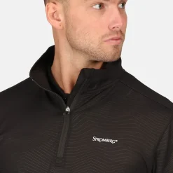 Sale Men's Emboss Half Zip Golf Midlayer Men's Sweaters|Men's Midlayers