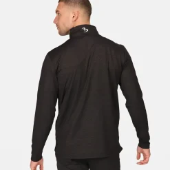Online Men's Emboss Half Zip Golf Midlayer Men's Sweaters|Men's Midlayers