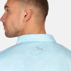 Sale Men's Etna Print Golf Polo Shirt Men's Polo Shirts