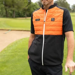 Best Men's Lee Sharpe Tess Golf Gilet Men's Sweaters|Men's Gilets