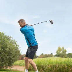 Clearance Men's Lee Sharpe Tresla Half Zip Golf Midlayer Men's Sweaters|Men's Midlayers