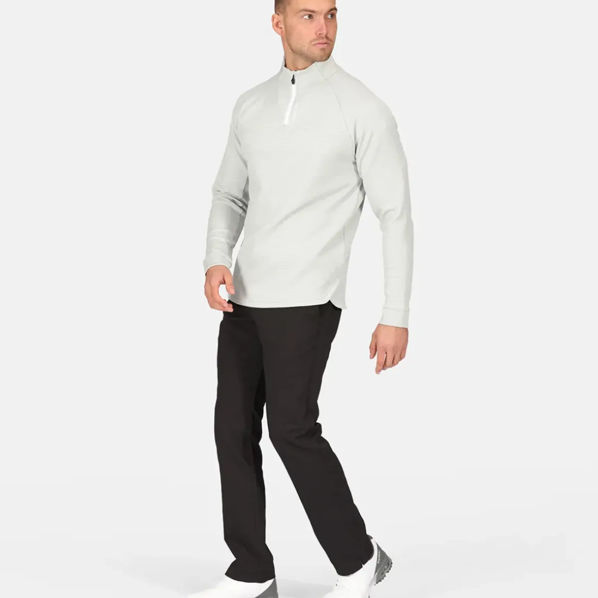 Clearance Men's Lift Dot Half Zip Golf Midlayer Men's Sweaters|Men's Midlayers