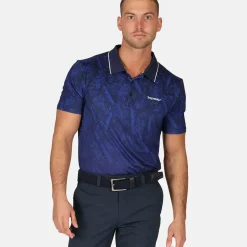 Outlet Men's Manaslu Print Golf Polo Shirt Men's Polo Shirts