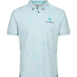 Outlet Stromberg Men's OCEANTEE Print Golf Polo Shirt Men's Polo Shirts