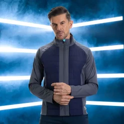 Best Men's Panel Hybrid Golf Jacket Men's Sweaters|Men's Jackets