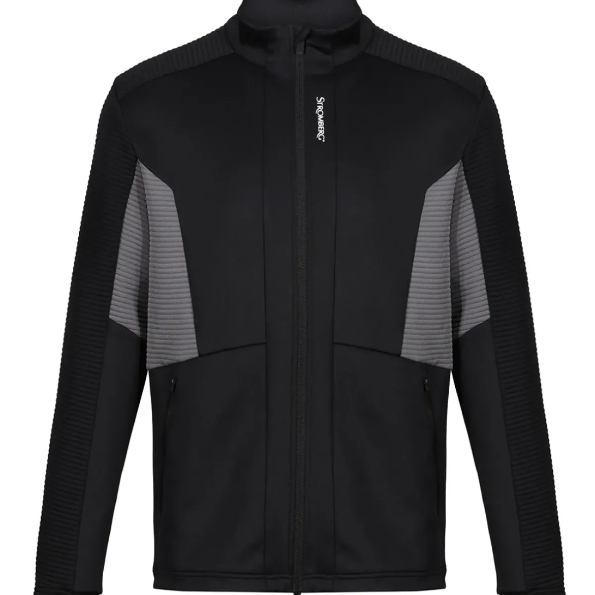 Outlet Men's Scratch Quilted Full Zip Golf Midlayer Men's Sweaters|Men's Midlayers