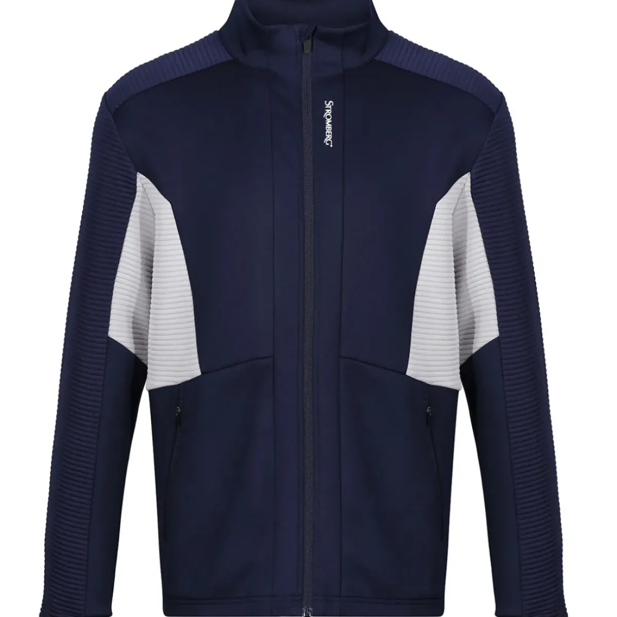 Outlet Men's Scratch Quilted Full Zip Golf Midlayer Men's Sweaters|Men's Midlayers