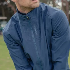 Hot Men's Weather Tech Waterproof Golf Jacket Men's Waterproofs|Men's Jackets