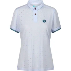 New Stromberg OCEANTEE Repeat Print Ladies Polo Shirt Ladies Polo Shirts