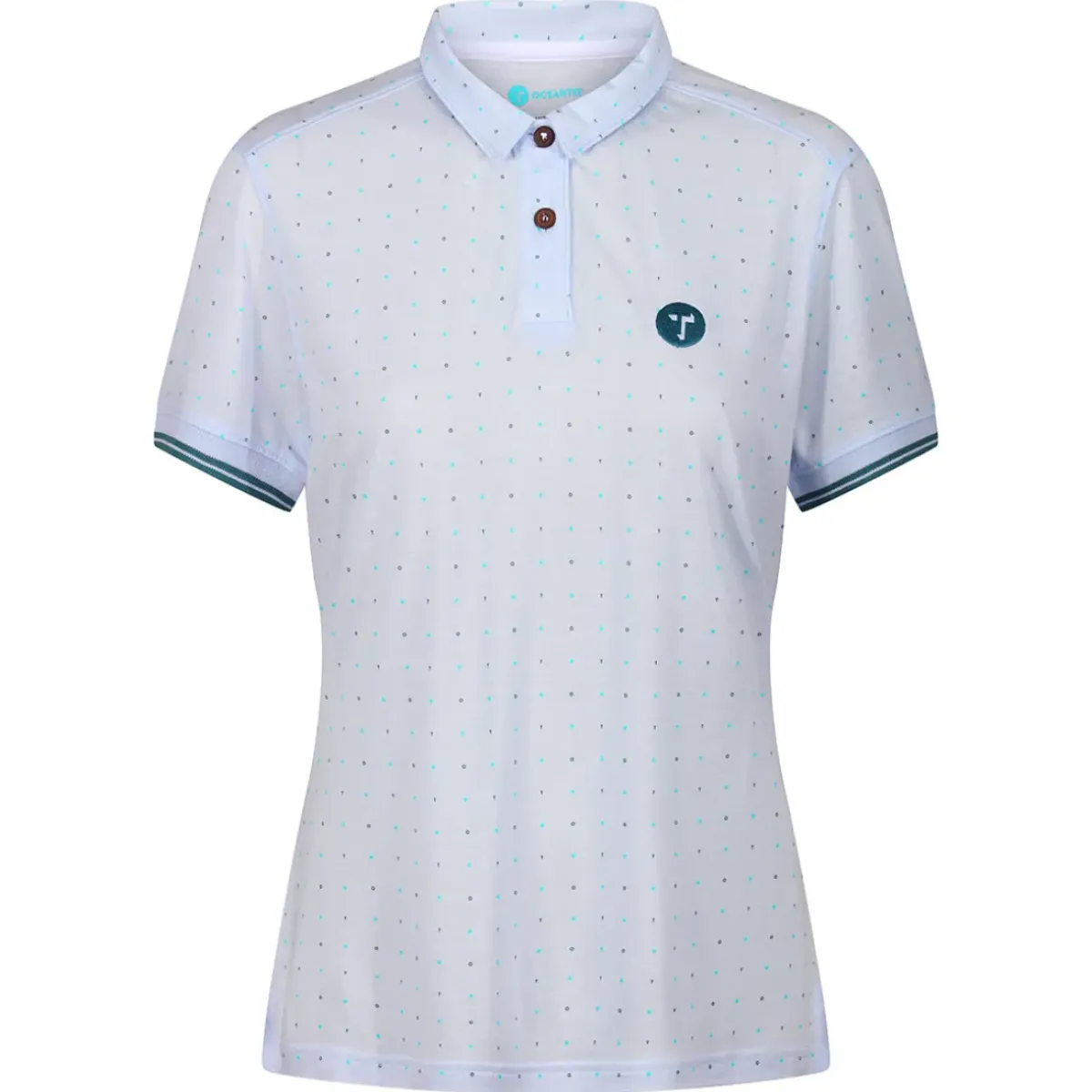 Discount Stromberg OCEANTEE Repeat Print Ladies Polo Shirt Ladies Polo Shirts