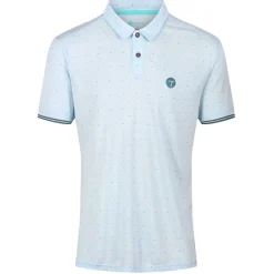 Hot Stromberg OCEANTEE Repeat Print Golf Polo Shirt Men's Polo Shirts