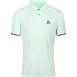 Hot Stromberg OCEANTEE Repeat Print Golf Polo Shirt Men's Polo Shirts
