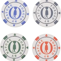 The Open Elements Golf Poker Chip Ball Markers Golf Ball Markers