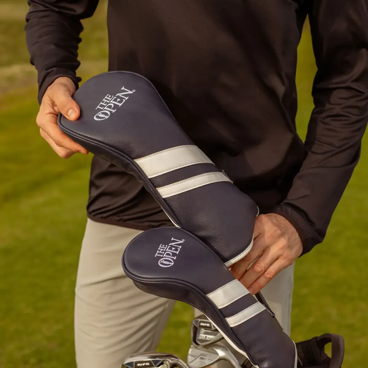 New The Open Golf Fairway Wood Head Cover Head Covers