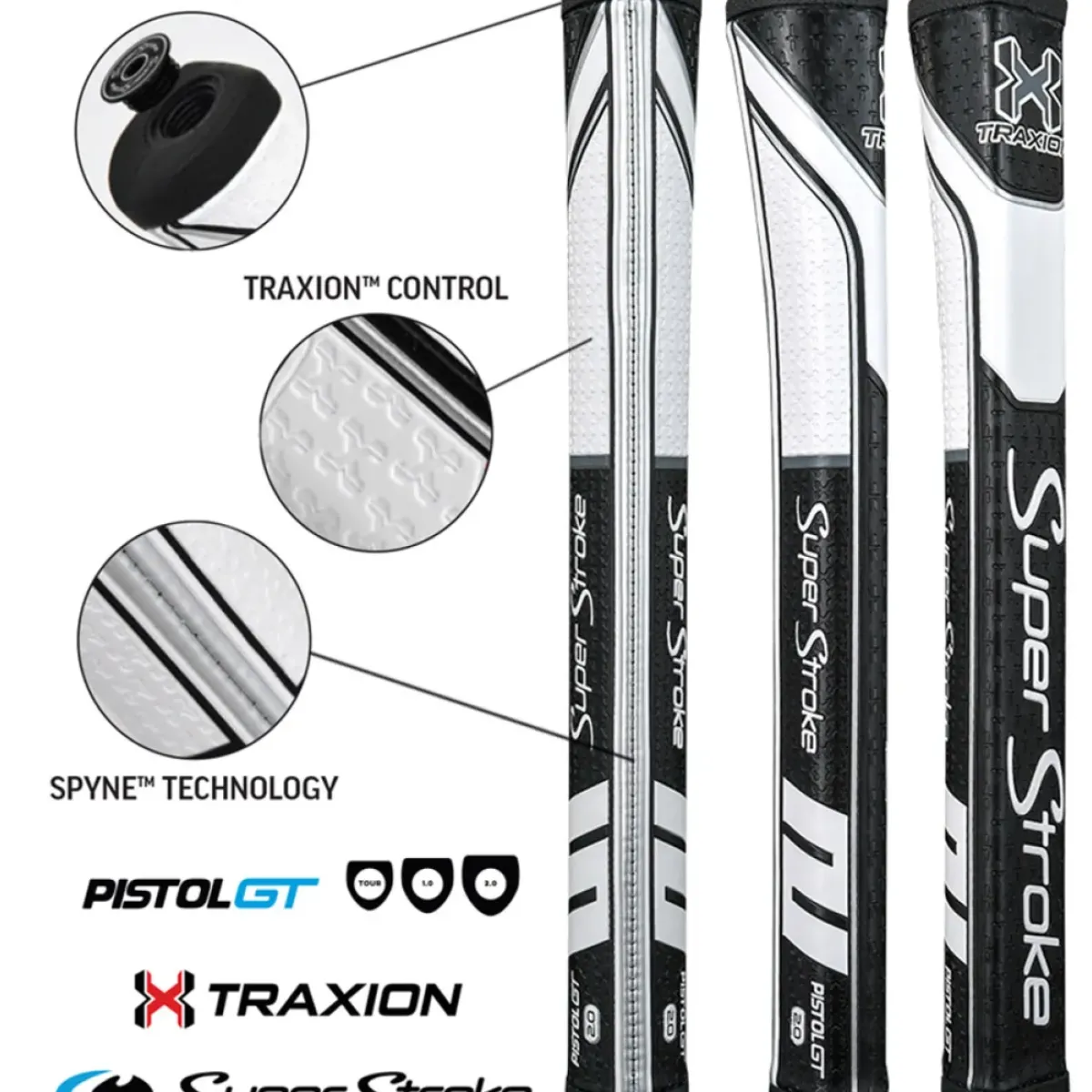 Sale Traxion Pistol GT 2.0 Putter Golf Grip Golf Grips