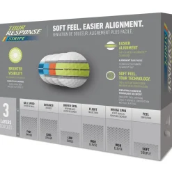 Clearance Tour Response Stripe 12 Golf Ball Pack Ladies Golf Balls|Season Ready Collection