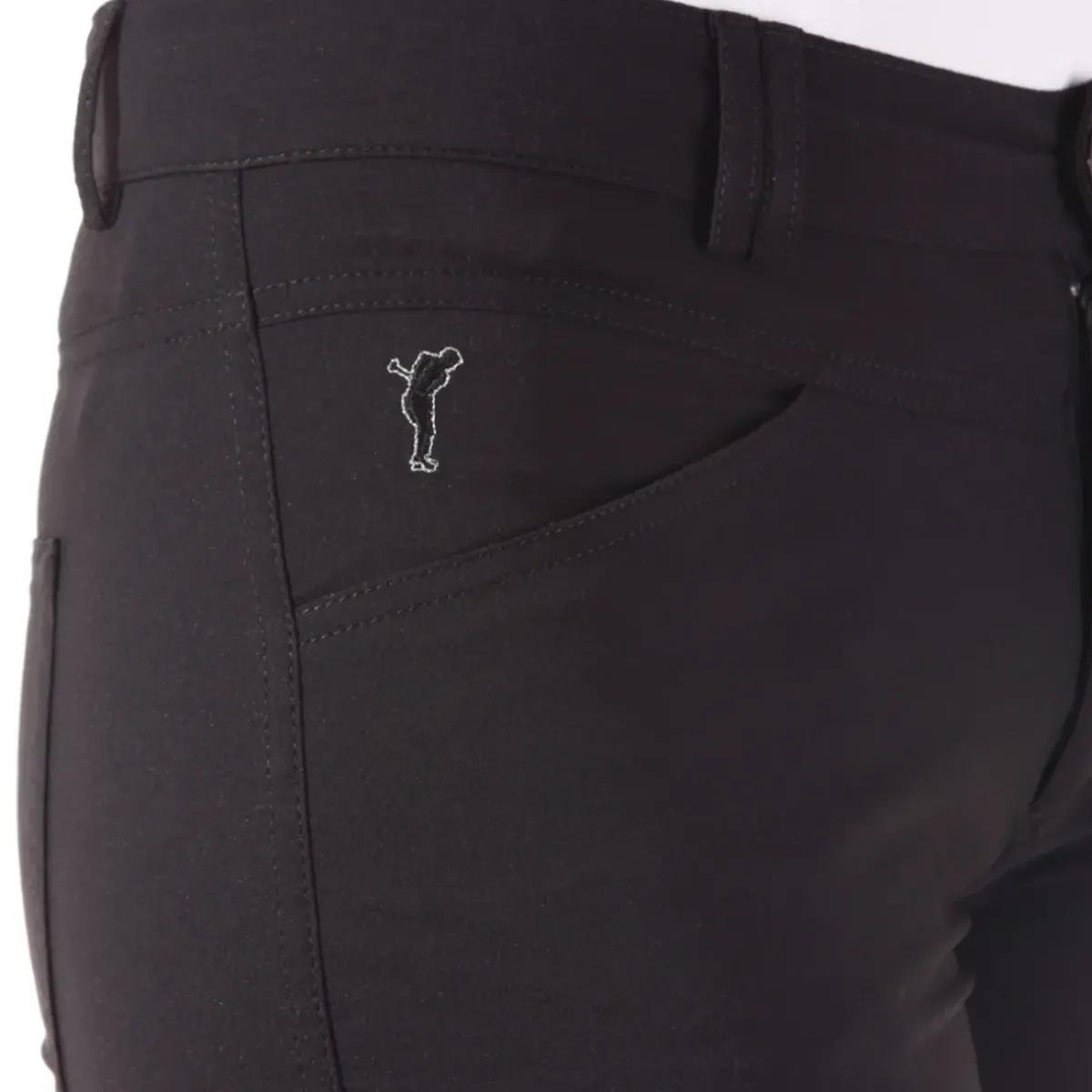 THE FIVE POCKET TECHNO STRETCH Ladies 890 44    BLK Ladies Trousers|Men's Trousers