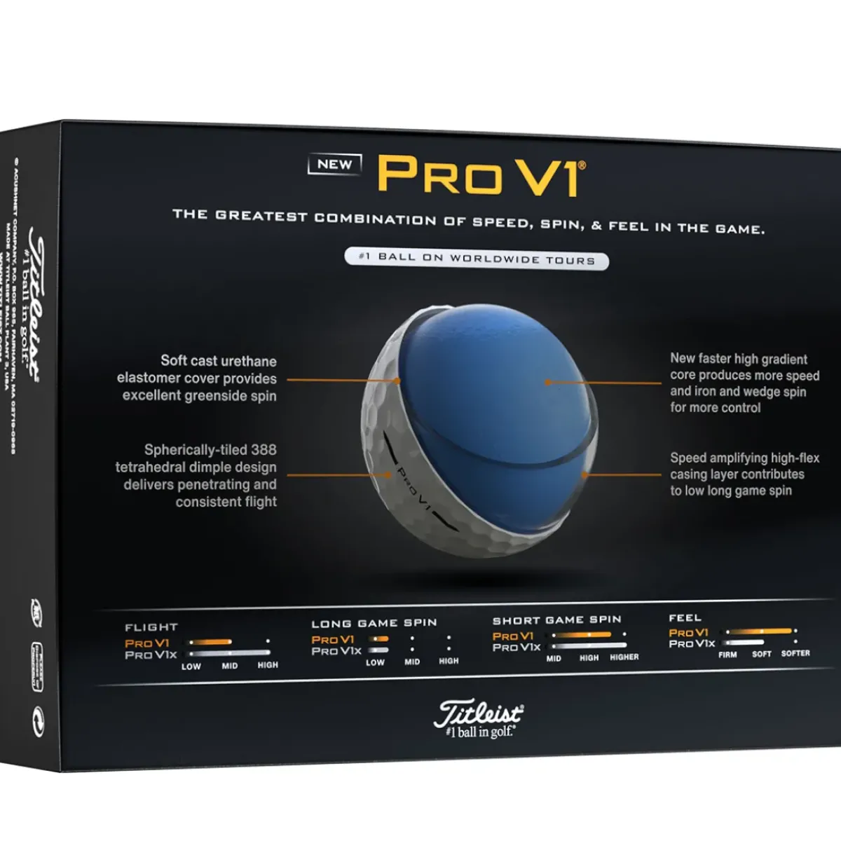 New Pro V1 High Number 12 Golf Ball Pack Ladies Golf Balls|Season Ready Collection