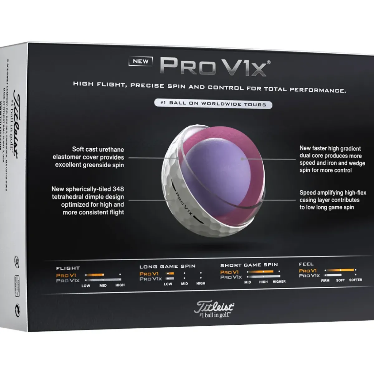 Clearance Pro V1x 12 Golf Ball Pack Ladies Golf Balls|Season Ready Collection