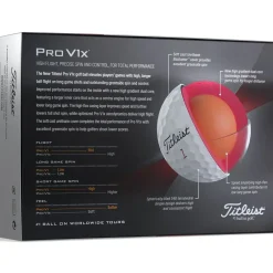 Outlet Pro V1x 12 Golf Ball Pack Ladies Golf Balls