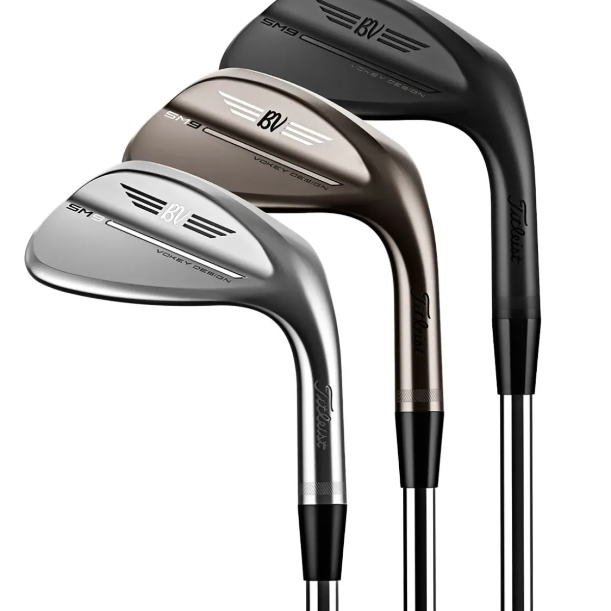 Vokey SM9 Brushed Steel Golf Wedge Wedges
