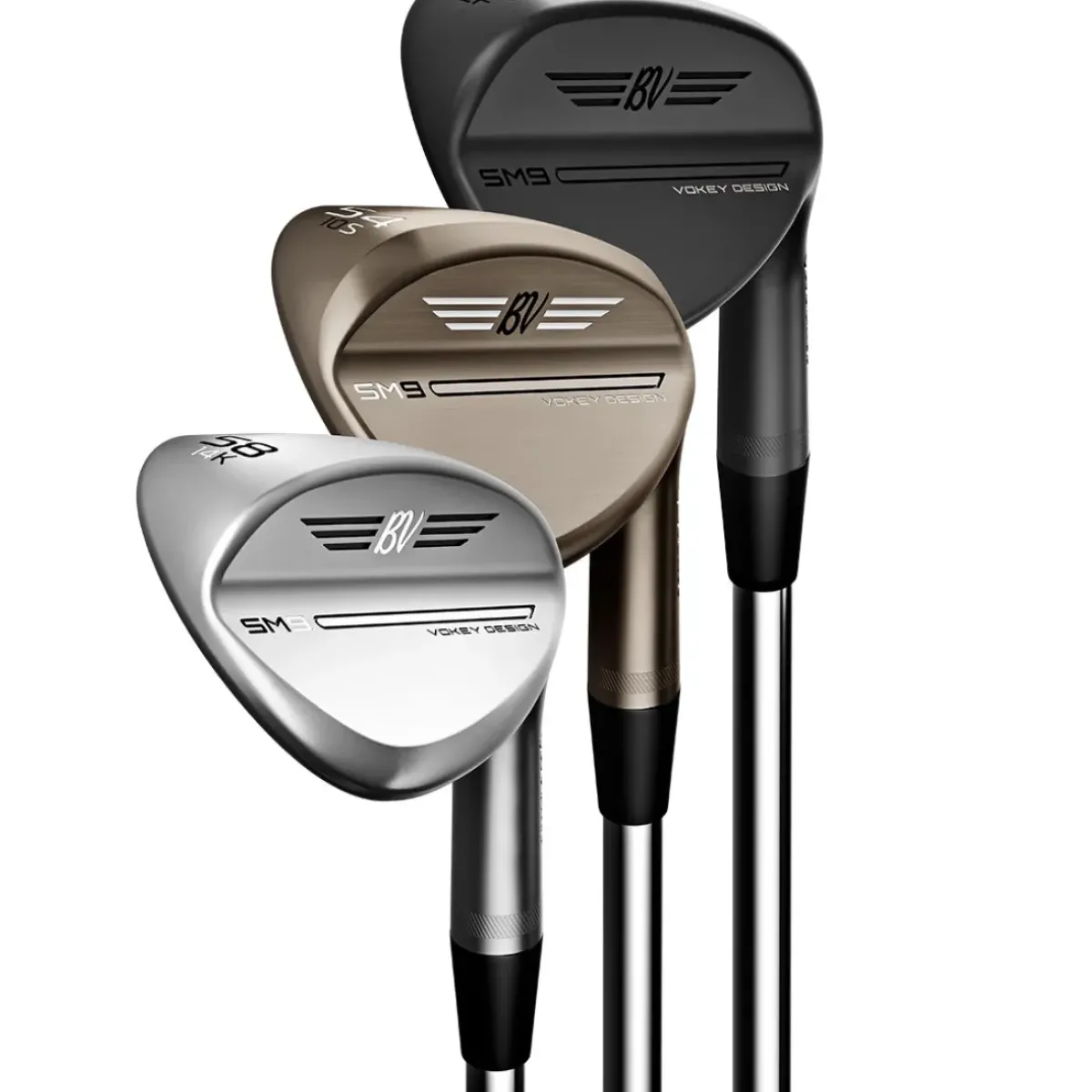 Vokey SM9 Brushed Steel Golf Wedge Wedges
