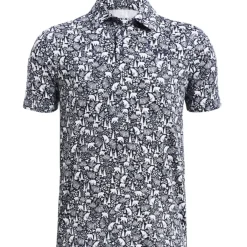 Junior Playoff 3.0 Bear Botanic Printed Golf Polo Shirt Junior Polo Shirts