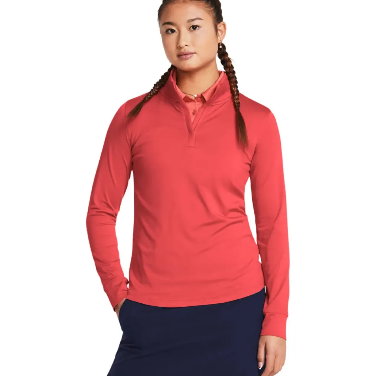 New Ladies Playoff Quarter Zip Golf Mid Layer Ladies Midlayers|Men's Midlayers