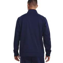 New Men's Armour Fleece Half Zip Golf Midlayer Men's Sweaters|Men's Midlayers
