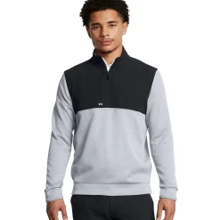 Clearance Men's Drive Storm Half Zip Golf Mid Layer Men's Sweaters|Men's Midlayers