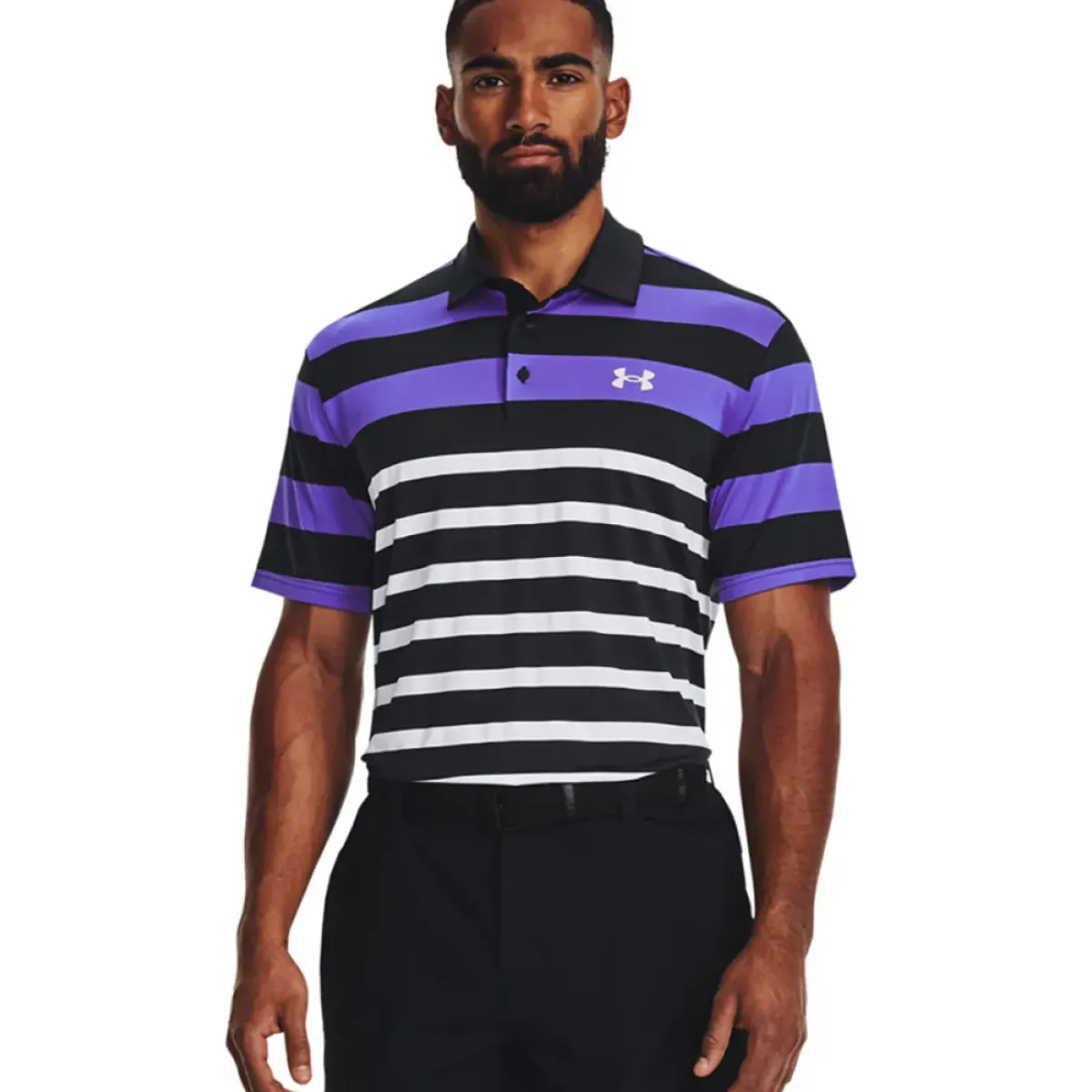 Outlet Men's Playoff 3.0 Stripe Golf Polo Shirt Men's Polo Shirts